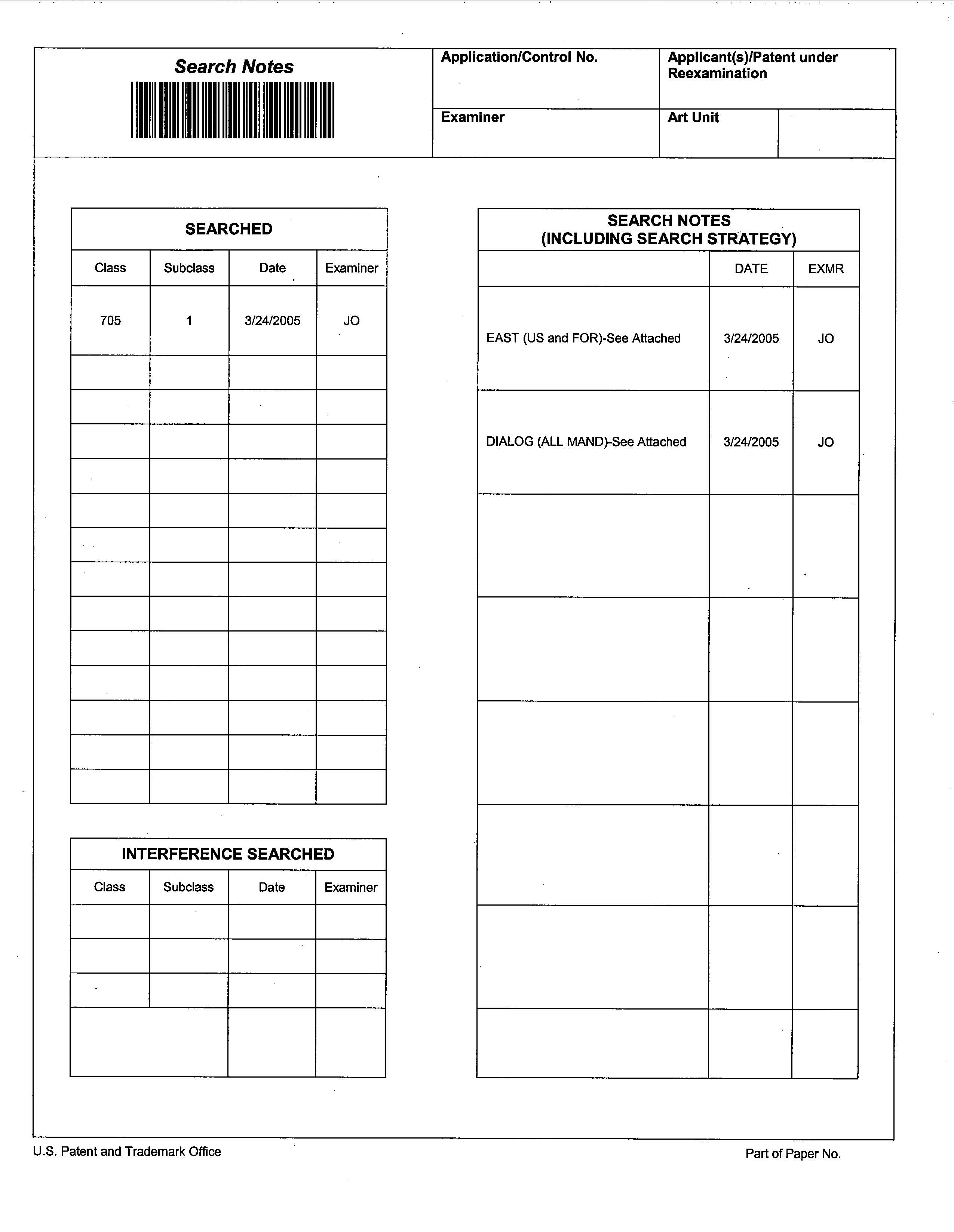 Search Notes Form Search Notes Form